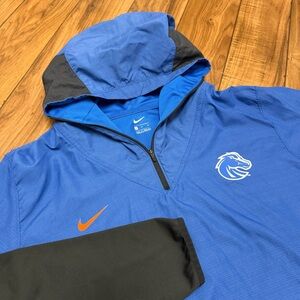 Nike Boise State Broncos On-Field 1/4 Zip Repel Jacket Windbreaker Men’s XL